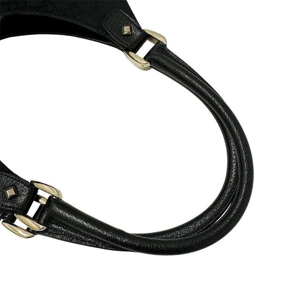 Gucci Bag Women's Brand New Jackie Handbag GG Canvas Black 124407 Handbag - Picture 6 of 12